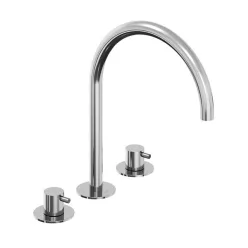   Mosdó csaptelep, Ravak Espirit ES 018.00CR Álló mosdó csaptelep, 3 furatos 270 mm, leeresztő nélk