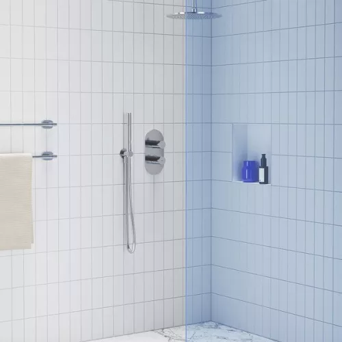 Falba süllyesztett csaptelep, Ravak Espirit ES 063.00CR.O2.RB07C Falba süllyesztett termosztátos