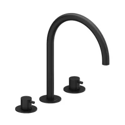   Mosdó csaptelep, Ravak Espirit ES 018.20BLM Álló mosdó csaptelep, 3 furatos 270 mm, leeresztő nél