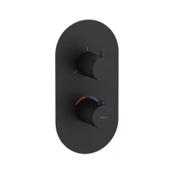   Falba süllyesztett csaptelep, Ravak Espirit ES 067.20BLM.O3.RB07C Termosztátos falba süllyesztett