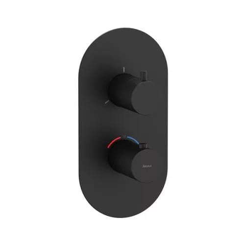 Falba süllyesztett csaptelep, Ravak Espirit ES 067.20BLM.O3.RB07C Termosztátos falba süllyesztett