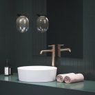 Mosdó csaptelep, Ravak Espirit ES 015.60RGB Álló mosdó csaptelep 340 mm, leeresztő nélkül X070348