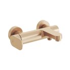 Kádtöltő csaptelep, Ravak Eleganta EL 022.60RGB Fali kád csaptelep zuhanyszett nélkül, Rose Gold