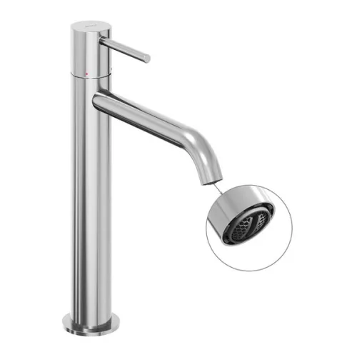 Mosdó csaptelep, Ravak Espirit ES 014.00CR Álló mosdó csaptelep 250 mm, leeresztő nélkül X070389