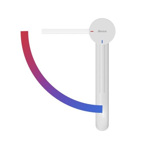 Mosdó csaptelep, Ravak Espirit ES 014.11WV Álló mosdó csaptelep BeCool 250 mm, leeresztő nélkül X