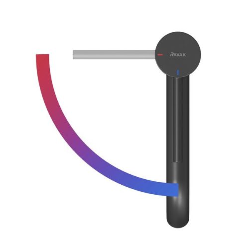 Mosdó csaptelep, Ravak Espirit ES 015.21BLM Álló mosdó csaptelep BeCool 340 mm, leeresztő nélkül