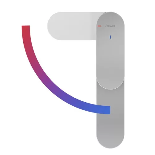 Mosdó csaptelep, Ravak Eleganta EL 012.21BLM Álló mosdó csaptelep BeCool 174 mm, leeresztő nélkül