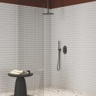 Zuhany gégecső, Ravak 913.22GB Zuhany gégecső 150 cm, műanyag, Graphite Brushed X07P695