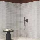 Zuhany gégecső, Ravak 913.22GB Zuhany gégecső 150 cm, műanyag, Graphite Brushed X07P695