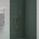 Fali zuhany csatlakozó, Ravak 701.61RGB Fali zuhany csatlakozó, Rose Gold Brushed X07P709