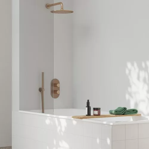 Fali csatlakozó zuhanyfejhez, Ravak 702.61RGB Fali csatlakozó zuhanyfejhez, Rose Gold Brushed X07
