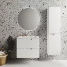 Tükör, Ravak Fürdőszobai tükör LUNA 800 világítással X000001580