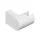 Kézizuhany, Ravak 611.10WV Fali állítható zuhanytartó, White Velvet X07P686