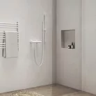 Falirúd, Ravak 974.10WV Állítható zuhanytartó rúd 70 cm, White Velvet X07P691