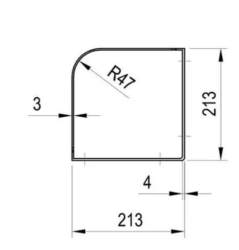 Mosdópult tartó konzol, Ravak Konzol Yard 280 C fekete X01779