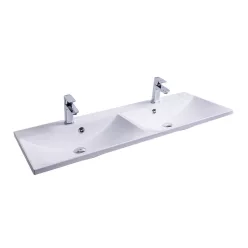   Mosdó, Ravak Flat Duo 1200 duplamosdó (fehér) nyílással XJP01112000