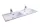 Mosdó, Ravak Flat Duo 1200 duplamosdó (fehér) nyílással XJP01112000