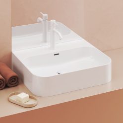   Mosdó, Ravak Mosdó Ceramic 550 R Slim Wall kerámia fehér XJX01155006