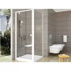   Fix fal, Ravak Pivot PPS-90 (fehér+transparent) 90G70100Z1 fix oldalfal