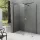 Walk-in, Ravak Walk In Double fekete 1xWall-80 v.200,1xWall-100 v.200, merevítő, T csatlakozóval
