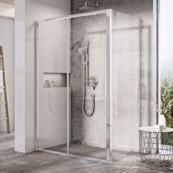   Zuhanykabin, Ravak Blix Slim BLSDP2-110 krómhatású +Transparent" X0PMD0C00Z1  BLSPS-80 X9BM40C00Z
