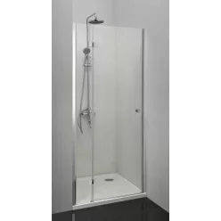   Zuhanyajtó, Sanotechnik EN1290 SIMPLYFLEX zuhanyfülke nyílóajtó, 90 cm, króm