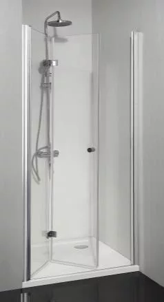 Zuhanyajtó, Sanotechnik EN1380 SIMPLYFLEX zuhanyfülke csuklóajtó 80 cm, króm