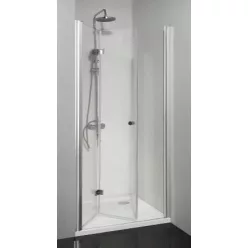   Zuhanyajtó, Sanotechnik  EN1390 SIMPLYFLEX zuhanyfülke csuklóajtó, 90 cm, króm