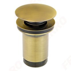   Lefolyó, Ferro Click-Clack S285BR - Rotondo leeresztő szelep bronz