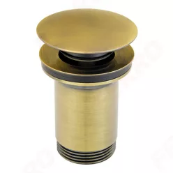   Lefolyó, Ferro Click-Clack S285BR - Rotondo leeresztő szelep bronz