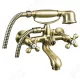 Kádtöltő csaptelep, Ferro Kádcsaptelep zuhanyszettel, 150 mm, bronz BAI11BR
