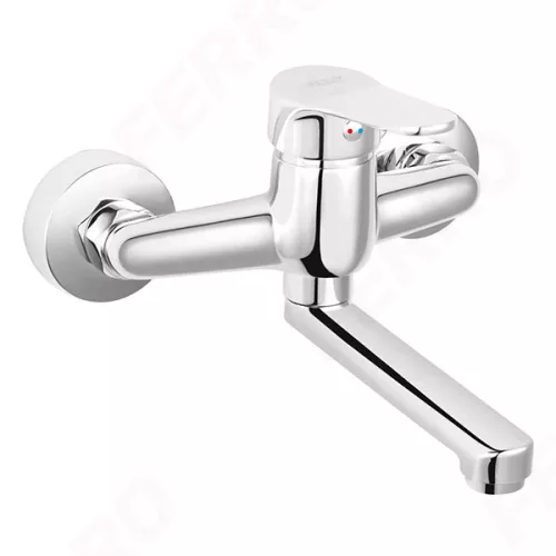 Mosdó csaptelep, Ferro ISSO BIS3 fali mosdó csaptelep elforgatható kifolyóval