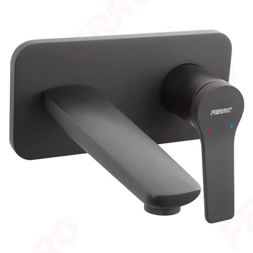 Falba süllyesztett csaptelep, Ferro STRATOS BSC3PABL falba építhető mosdó csaptelep