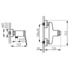 Zuhany csaptelep, Ferro STRATOS BSC7 zuhany csaptelep