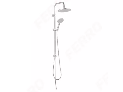 Zuhanyszett, Ferro KANTO NP92 VerdeLine zuhanyszett esőztető fejzuhannyal, króm