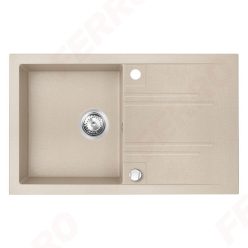   Mosogatótálca, Ferro Mezzo gránit mosogató DRGM48/78SA homokszín