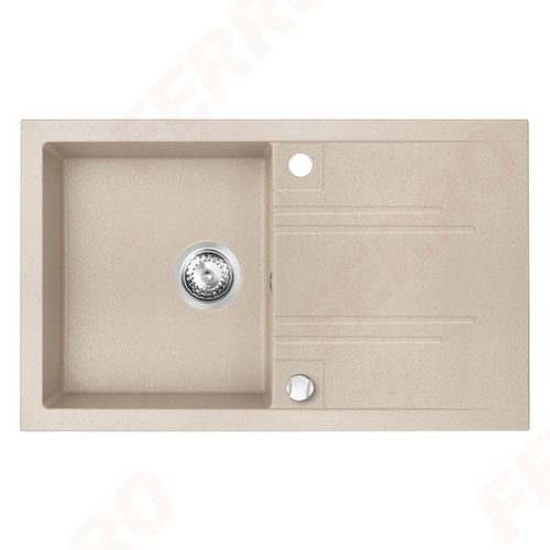 Mosogatótálca, Ferro Mezzo gránit mosogató DRGM48/78SA homokszín