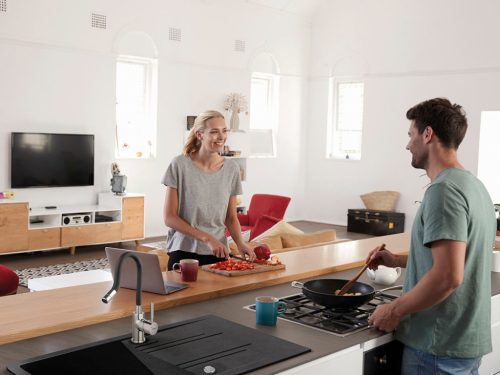 Mosogatótálca, Ferro Mezzo gránit mosogató DRGM48/78BA grafit