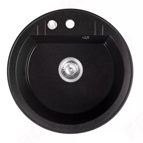 Mosogatótálca, Ferro MEZZO II DRGM1/51BA gránit mosogató 1-medencés, átm.51, grafit