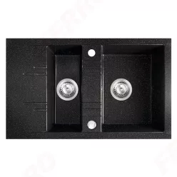   Mosogatótálca, Ferro MEZZO II 1-medencés DRGM3/48/79HA csepptálcás  gr. mosogató 48/79 gyümölcsmo