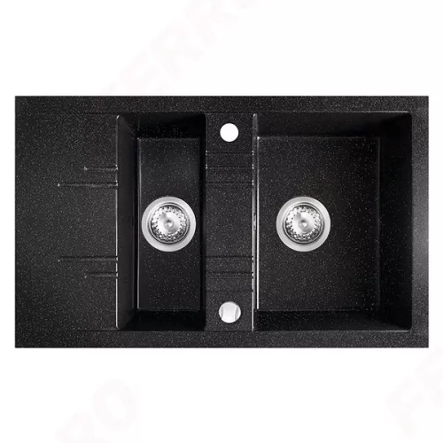 Mosogatótálca, Ferro MEZZO II 1-medencés DRGM3/48/79HA csepptálcás  gr. mosogató 48/79 gyümölcsmo