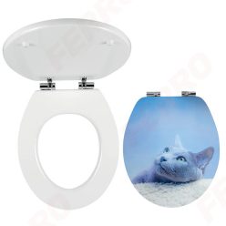 WC tető, Ferro mintás soft close wc ülőke, MDF WC/SOFT3D