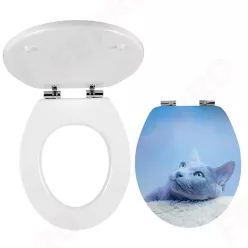 WC tető, Ferro mintás soft close wc ülőke, MDF WC/SOFT3D