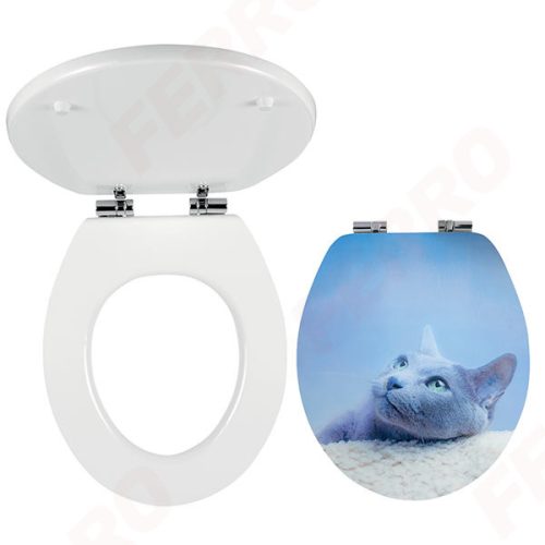 WC tető, Ferro mintás soft close wc ülőke, MDF WC/SOFT3D