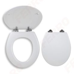   WC tető, Ferro soft close koptatott fehér wc ülőke, MDF WC/SOFTLYRA