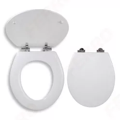   WC tető, Ferro soft close koptatott fehér wc ülőke, MDF WC/SOFTLYRA