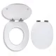 WC tető, Ferro soft close fehér wc ülőke easy click, MDF WC/SOFTMDF