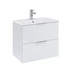   Alsó szekrény, AREZZO design ETNA SZETT 60 fényes fehér (2 doboz)