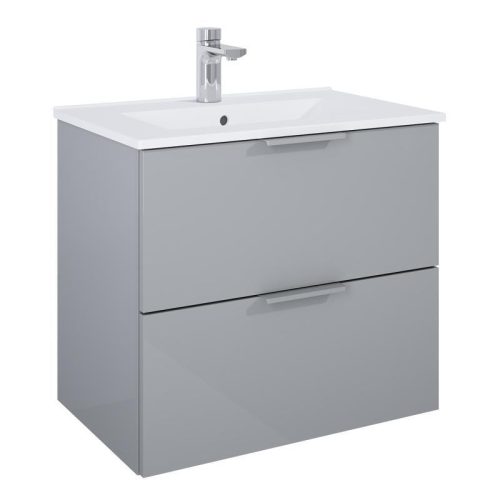 Alsó szekrény, AREZZO design ETNA SZETT 60 fényes világosszürke (2 doboz)