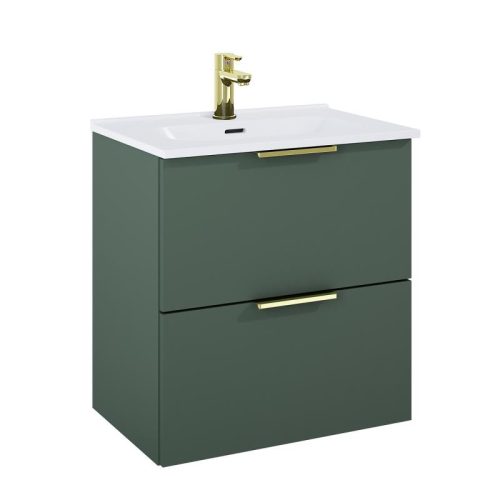 Alsó szekrény, AREZZO design ETNA SZETT 60 matt zöld (2 doboz)
